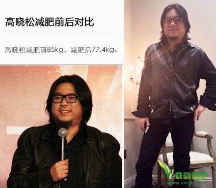 高晓松减肥成功 领衔屌丝变男神的明星